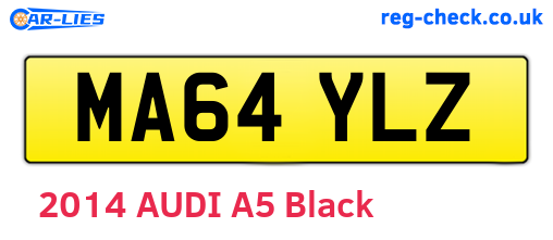 MA64YLZ are the vehicle registration plates.