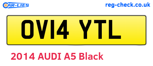 OV14YTL are the vehicle registration plates.