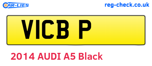 V1CBP are the vehicle registration plates.