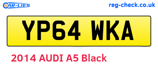 YP64WKA are the vehicle registration plates.