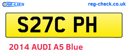 S27CPH are the vehicle registration plates.