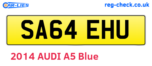 SA64EHU are the vehicle registration plates.