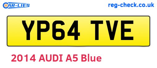 YP64TVE are the vehicle registration plates.