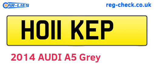 HO11KEP are the vehicle registration plates.