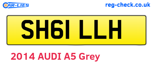 SH61LLH are the vehicle registration plates.