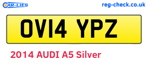 OV14YPZ are the vehicle registration plates.