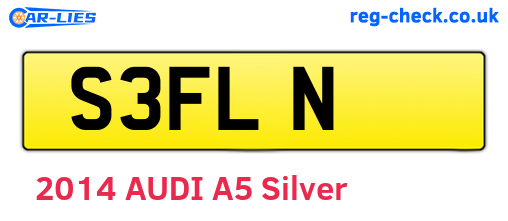 S3FLN are the vehicle registration plates.