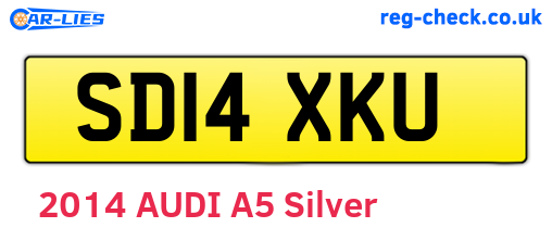 SD14XKU are the vehicle registration plates.