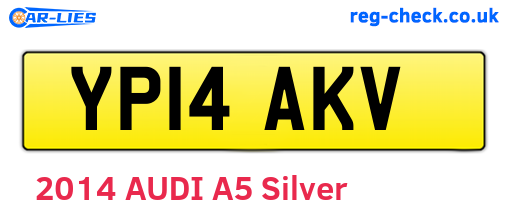 YP14AKV are the vehicle registration plates.