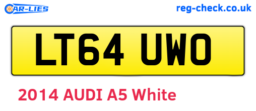 LT64UWO are the vehicle registration plates.