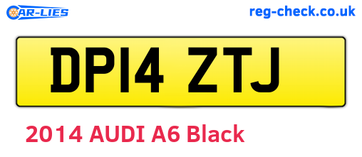 DP14ZTJ are the vehicle registration plates.