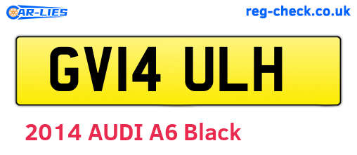 GV14ULH are the vehicle registration plates.