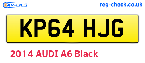 KP64HJG are the vehicle registration plates.