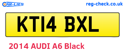 KT14BXL are the vehicle registration plates.