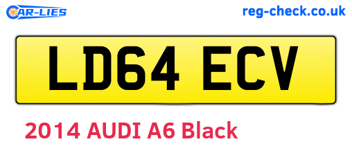 LD64ECV are the vehicle registration plates.