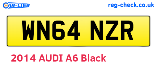 WN64NZR are the vehicle registration plates.