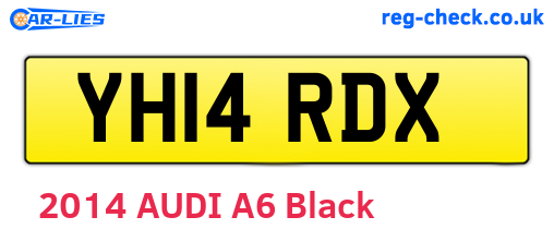 YH14RDX are the vehicle registration plates.