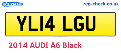 YL14LGU are the vehicle registration plates.