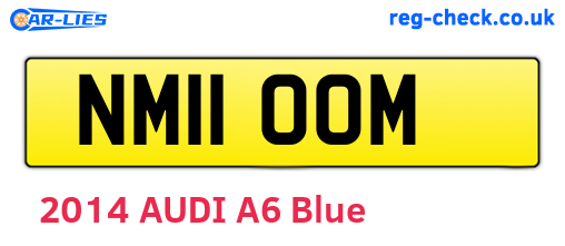 NM11OOM are the vehicle registration plates.