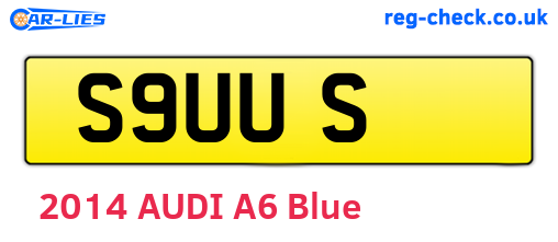 S9UUS are the vehicle registration plates.