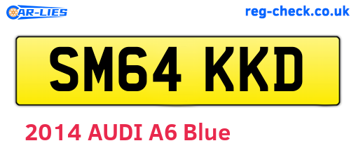 SM64KKD are the vehicle registration plates.