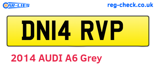 DN14RVP are the vehicle registration plates.