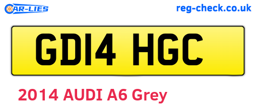 GD14HGC are the vehicle registration plates.