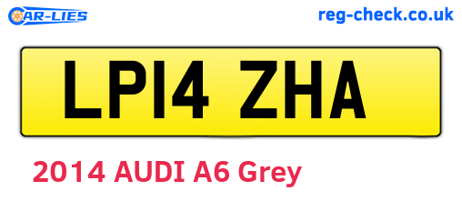 LP14ZHA are the vehicle registration plates.