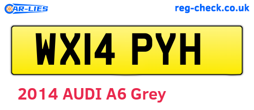 WX14PYH are the vehicle registration plates.