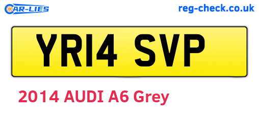 YR14SVP are the vehicle registration plates.