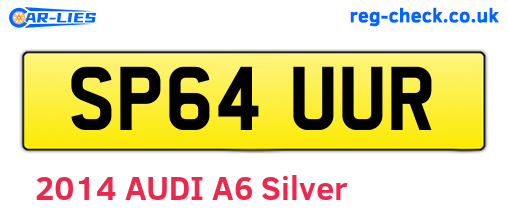 SP64UUR are the vehicle registration plates.