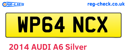 WP64NCX are the vehicle registration plates.