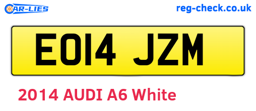 EO14JZM are the vehicle registration plates.