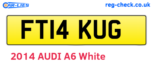 FT14KUG are the vehicle registration plates.