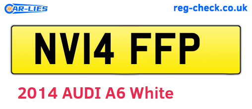 NV14FFP are the vehicle registration plates.