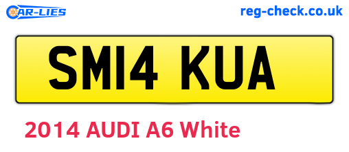 SM14KUA are the vehicle registration plates.