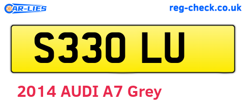 S33OLU are the vehicle registration plates.