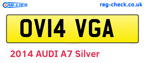 OV14VGA are the vehicle registration plates.
