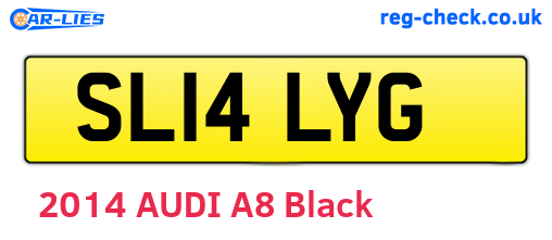 SL14LYG are the vehicle registration plates.