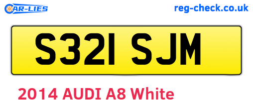 S321SJM are the vehicle registration plates.