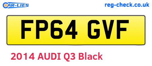 FP64GVF are the vehicle registration plates.