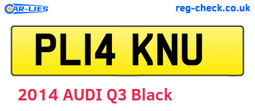 PL14KNU are the vehicle registration plates.