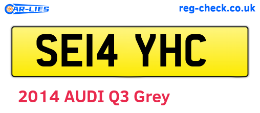 SE14YHC are the vehicle registration plates.
