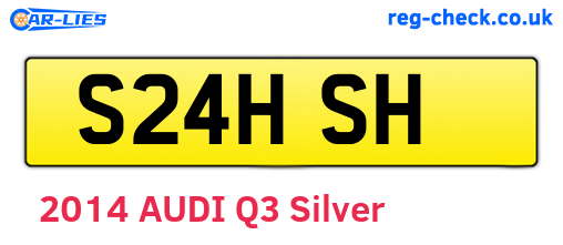 S24HSH are the vehicle registration plates.