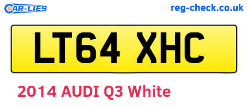 LT64XHC are the vehicle registration plates.