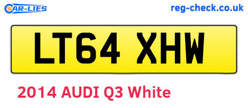 LT64XHW are the vehicle registration plates.