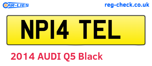 NP14TEL are the vehicle registration plates.