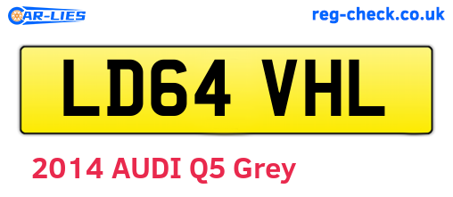 LD64VHL are the vehicle registration plates.