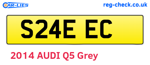 S24EEC are the vehicle registration plates.
