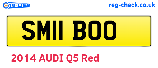 SM11BOO are the vehicle registration plates.